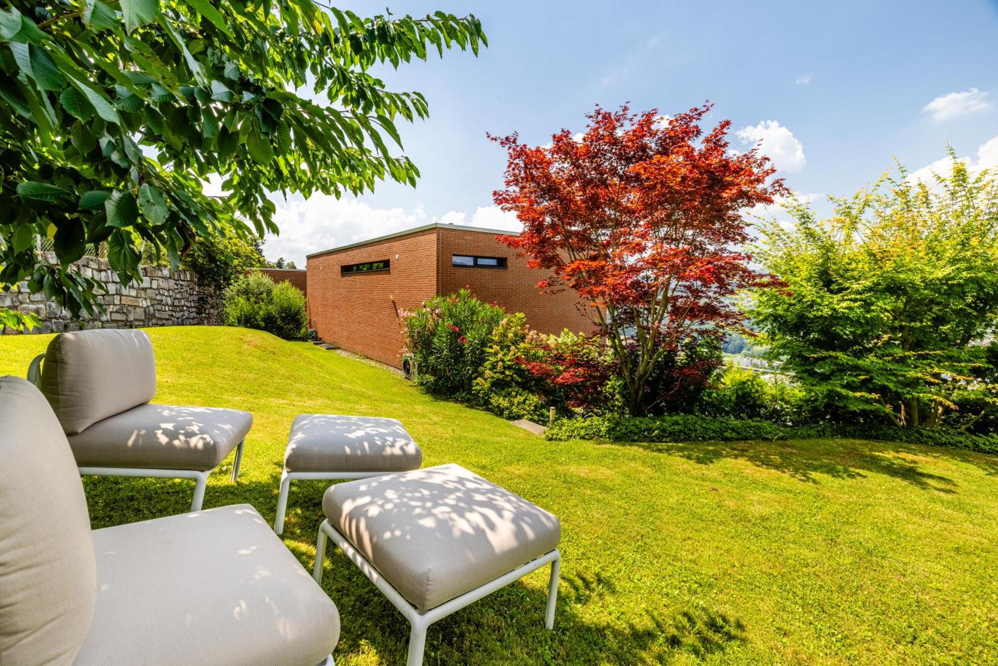 Villa Girandola With Private, Heated Pool Lugano Bagian luar foto